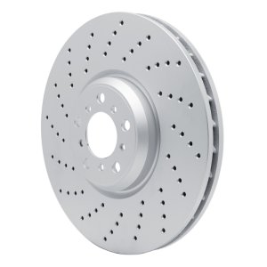 BMW X6 Brake Rotor (1) - Left Front - R1 Concepts - GeoSPEC Coated Rotor - Drilled - `15-`19